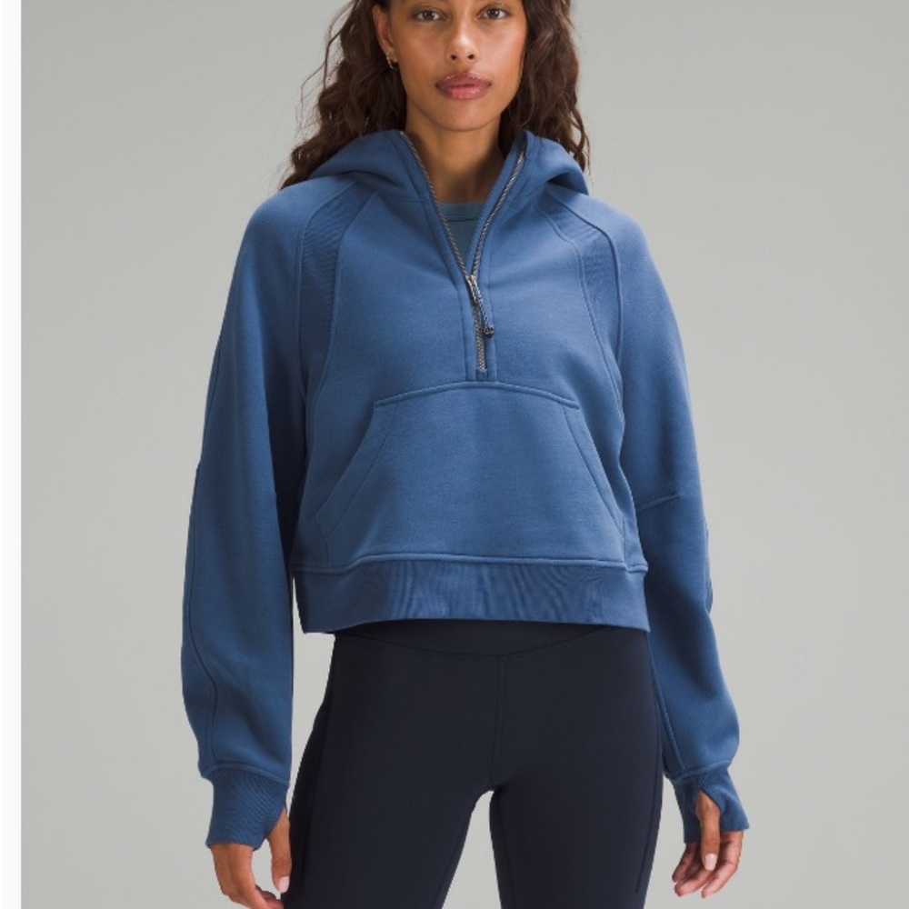 Scuba oversize half zip hoodie